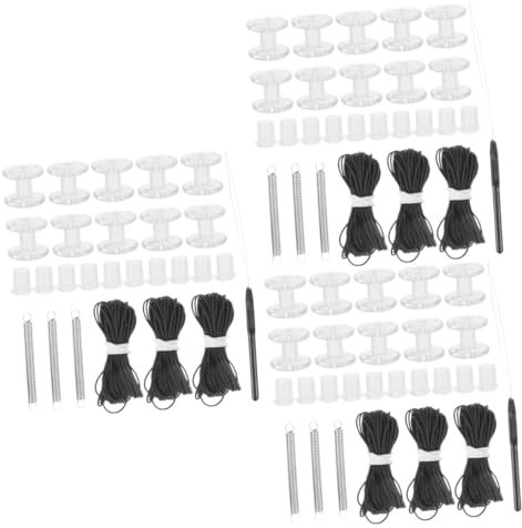 Veemoon 3sätze Pleated Shade Reparaturset Für Jalousien Faltrollo Restringing Kit Für Wohnmobile Und Camper Zubehör Für Fensterabdeckung