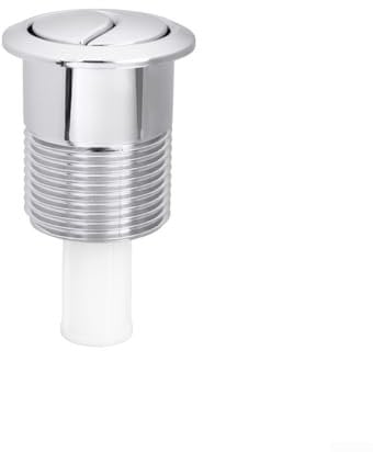 PVC Dual Flush Button For Siamp For Skipper 45 Chrome Finish For A Modern Bathroom Look