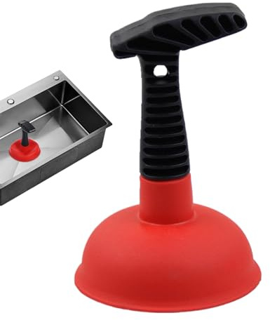 Shower Plunger,Leistungsstarkes Verstopfungs Tool - Leistungsstarke Robuste Pumpe Toiletten Duschen Waschbecken blockage clearing device handheld cleaning gadget Wannen Bad Kuche Baderammer