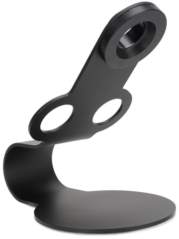 HEEPDD Soporte Magnético Antideslizante de Silicona para Secador de Pelo, Soporte de Aleación de Aluminio Estable y Silencioso para Secador de Pelo y Accesorios, Ideal para el Baño del Hogar