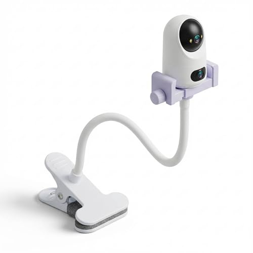 inkihuit Babyphone Kamera Halterung, Universal Baby Monitor Halterung, Handyhalter, Flexible Monitorhalterung für Babybett, Passend für Wohnzimmer, Schlafenzimmer und Kinderzimmer