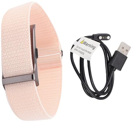 SUNGOOYUE Fitness-Tracker, IP68 Wasserdicht, Tragbares Smart-Armband, Gesundheitsmonitor mit Herzfrequenz-Schlaf-Tracking für Damen, Herren, (Rosa)