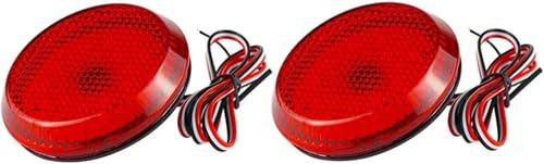 Auto-Rücklicht 2Pcs Bremse Stopp Warnung Lampe für Toyota für corolla IQ 08-13 für sienna SE(Rot)