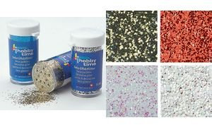 GLOREX Deko-Effekt-Flitter Weiss 14ml, 5.5 x 11 x 2.3 cm