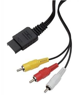 Brand New TV AV Audio Video Nickel Plated Cable Lead composite For PS1 PS2 PS3 Sony Playstation 1, 2 or 3