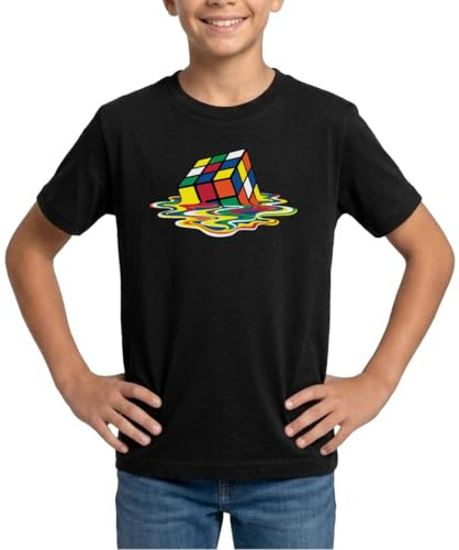 Rubik's Cube Zauberwürfel Melting Cube Kinder T-Shirt
