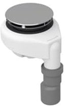 Bette Ablaufgarnitur für BetteFloor Duschfläche und Bette Duschwannen waagerecht Anthrazit matt, Typ 400; senkrecht