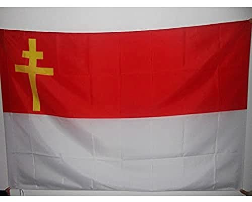 AZ FLAG - Drapeau République d'Alsace Lorraine - 90x60 cm - Drapeau 1Ère Guerre Mondiale 1918 100% Polyester Avec Fourreau et Cordelette - Pavillon 50 g