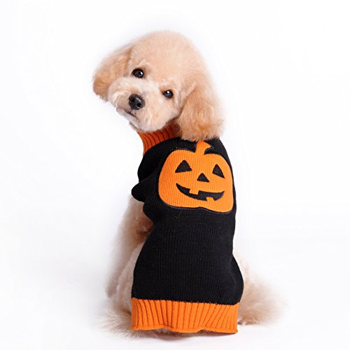 HAPEE Haustier Halloween Urlaub Elch Hunde Pullover,Karikatur Sweater für Hunde