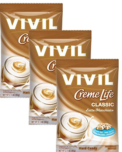 Vivil Creme Life Sugar Free Italian Coffee Sweets 3 x 60g