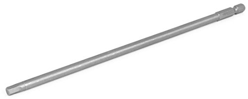 sourcing map 1/4 Sechskant Schaft 5mm Innensechskant Schraubendreher Einsatz Bit 20cm Lang