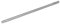 sourcing map 1/4 Sechskant Schaft 5mm Innensechskant Schraubendreher Einsatz Bit 20cm Lang