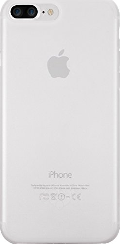 Ozaki O!Coat 0.4 Jelly Slim Schutzhülle für Apple iPhone 7 Plus / 8 Plus - transparent [0.4mm dünn | 4g leicht | Extrem passgenau | Transparent] - OC746TR