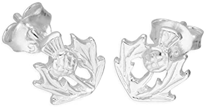 Sterlingsilber Klein Distel Ohrstecker