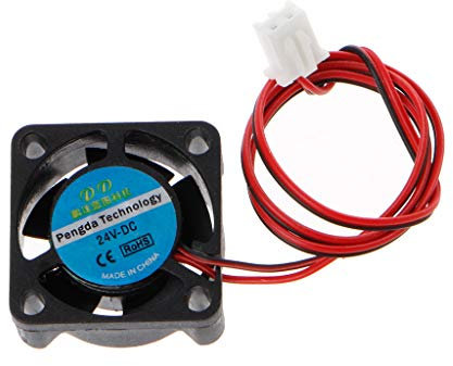 Kofun Ventilador De Enfriamiento De 24V, Ventilador De Impresora 3D 3010 24V 2Pin 30X30X10Mm Mini Ventilador Sin Escobillas CPU Cooling Fan