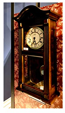 Relojesdeco, Gallo 0216EDIN50710 Mechanische Wanduhr der renommierten deutschen Marke Hermle, Pendeluhr, 66 cm, Westminster-Schild, Viertel, Strümpfe und Ganze mit Hämmern