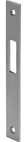 WILKA Schließblech 9317 flach für Rohrrahmen-Fallenschloss, 170x24x3mm,Edelstahl