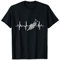 Trompete Herzschlag Trompeter Herzlinie Trompetenspieler T-Shirt