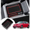 BIXUAN kompatibel mit VW Golf 7 MK7 Golf 7.5 GTI GTE 2013-2019 Aufbewahrungsbox Organizer mit Rutschfester Matte Mittelkonsole Organizer Innen Ordentliche Auto Zubehör Golf 7.5