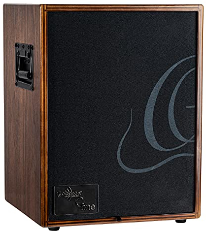 Ortega Guitars Amplification Series Combo - Zweikanal Akustik Verstärker - 29,5 x 27,9 x 38,8 cm - Inklusive Schutzhülle - Walnuss, Natur (CONE-WND)