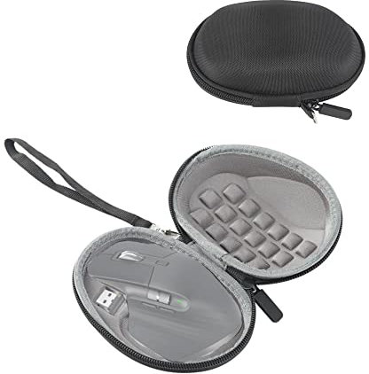 Fututech Aufbewahrungstasche für Logitech MX Master 3, Hartschale, Schutzhülle für kabellose Maus, Gehäuse gegen Verformung, Kratzfest, Computerzubehör