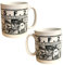 Caribou Living Street Fighter 2 Classic Retro Worlds Most Dangerous Group Porcelain Mug Cup 380ml Tea Coffee - 2 Mugs