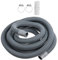 Washer Drain Hose Extension Set 5 Meters Washing Machine Replacement Drain with Connector 2 Hose Clamps for Home Use