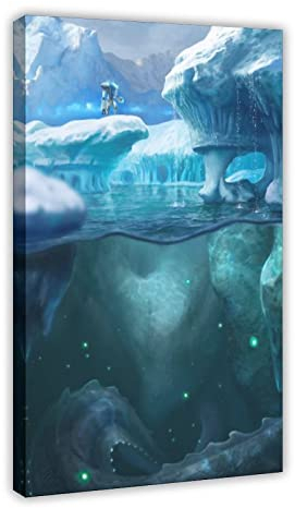 Subnautica Elektronische Spiele Leinwandposter (19) Leinwandposter Wandkunst Dekor Druck Bild Gemälde für Wohnzimmer Schlafzimmer Dekoration Rahmen Stil 60 x 90 cm