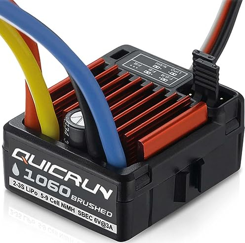 Hobbywing QuicRun 1060 Prise en T Modèle de Voiture Brushless Régulateur de vitesse Charge (max. A) : 360 A