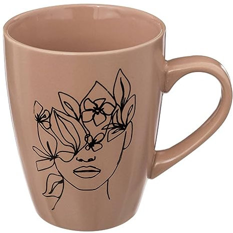 Secret de Gourmet - Tasse gesicht aus keramik 35cl - pink