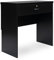 Absolute Deal Wooden Computer Desk with Drawers - Home Office, Study, Vanity, Dressing Table - Tidy Storage for Accessories - 80x40x76.5cm - Black Desk