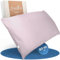 Samthus Kopfkissenbezug 80x80 Baumwolle Satin - Oeko-Tex Made In Green - Himmlisch weicher Schlaf mit atmungsaktivem Kissenbezug - 1x Kissenhülle - Rosa - mit YKK Reißverschluss