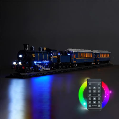 Fernbedienung Led Licht Set Kompatibel mit Lego The Orient Express Train (Kein Modell), Dekorationsbeleuchtungsset für 21344 The Orient Express Train Kreative Spielzeug