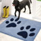 PURRUGS Schmutzfang-Fußmatte, 50,8 x 80 cm, rutschfest, maschinenwaschbar, Mikrofaser, Eingangsteppich, Hunde-Fußmatte, super saugfähig, Willkommensmatte für schlammige, nasse Schuhe und Pfoten