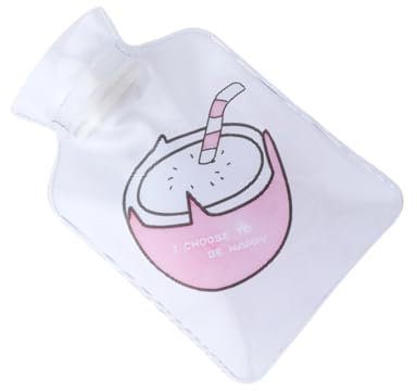 JECOMPRIS Mini Transparent Hot Bottle Cute Watermelon Hand Warmer Portable Heating Bag for Hands Waist Stomach Thermal Insulation Safe Design