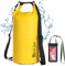 KYG Waterproof Dry Bags, 10L Yellow, with Waterproof Phone case