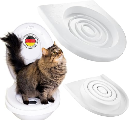Système d'Entraînement 4BIG.fun pour Habituer Votre Chat aux Toilettes - Siège et Apprentissage de la Propreté