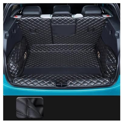 Kofferraum Schutzmatte Für VW Für ID.4 Für ID4 Für Crozz 2021 2022 2023 Auto Hinten Stamm Matten Wasserdicht Nicht-Slip Liner Stamm Matte Kofferraumwanne(1,6PCS)