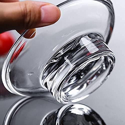 2X Glas Seifenschale Ersatz Ersatz für Badezimmerzubehör (Durchsichtig)