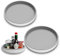 OHHLIHOME 2er-Pack Kühlschrank Organizer - 25,4 + 25,4 cm - Drehteller Organizer für Küche - Lazy Susan - schrank - 360° Drehbarer Gewürzregal