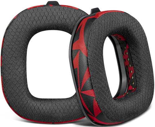 SOULWIT Ersatzpolster Ersatz Ohrpolster für Astro A50 Gen3 (passen Nicht für A50 Gen 4) Headset, Polster mit strapazierfähigem Netzstoff, Geräuschisolierungsschaum