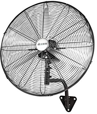 LYDBMYT Ventilateur Mural Industriel, Ventilateur Mural en métal de 50 cm, Ventilateur à Corne réglable en Feuille de Fer, circulateur d'air Froid à Grande Vitesse avec 3 réglages de Vitesse