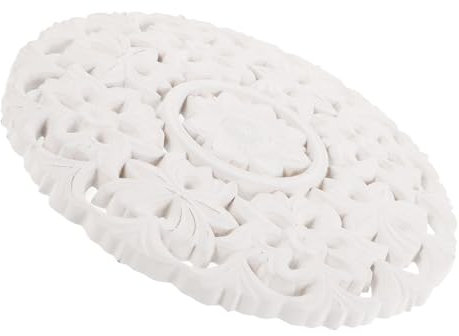 OUNONA Holz Wanddekoration Mdf Holzornament Vintage Landhausstil Wandkunst Wandbehang Für Schlafzimmer Tür Fenster Deko