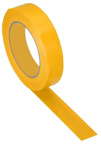 PATIKIL Gaffers Tape 2.5cm x 50 Meters, Waterproof Gaffer Floor Tape No Residue Non-Reflective Easy Tear for Indoor Outdoor Photography Electrical Cord Industrial Use, Yellow