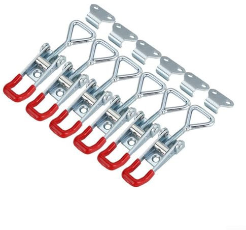 6-teiliges verstellbares Knebelklemmen-Set für Anwendungen in Haus und Garage, 100 kg