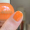 Orange Nail Polish,Quick Drying Nail Varnish,Bright Orange Nail Polish,Long Lasting Glossy Neon Nail Varnish,Breathable &Full Coverage Colour No UV Needed-60 Second Speedy