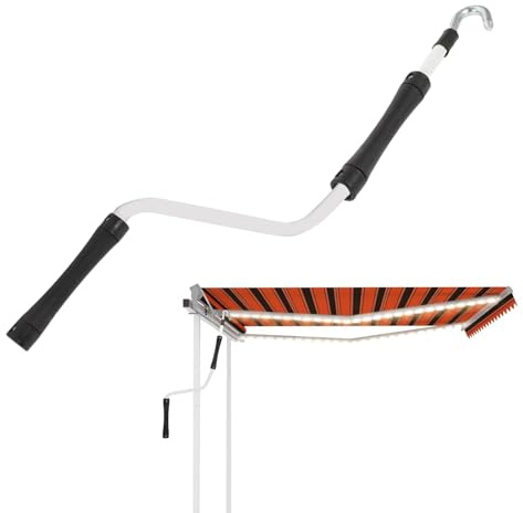 Tewzafiya Kurbel für Markisen, Griff für Sonnensegel, wasserdicht, für Camping, Haus, Balkon, Garten, LKW, Terrasse