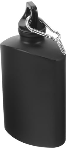 Outanaya Cantine Portable 500ml en Alliage D’aluminium pour Randonnée | Bouteille Eau Cachette, Gourde Militaire Portable, Bouteilles D'eau Plates