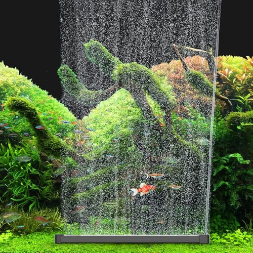 hygger Fish Tank Air Bubbler 40CM, Air Stones for Fish Tanks, Quiet Aquarium Bubble Long Strip, High Dissolved Oxygen Diffuser Bar, Micro Bar Bubbler Airstones for Freshwater Saltwater