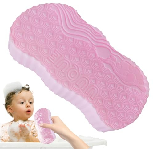 Babyparty, babytvätt – dubbelsidig babybadborste – babyshowerborste | babybadtillbehör, skonsamt för barn